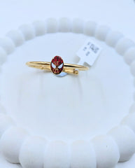 Ultimate Spiderman Face Charm Adjustable Kada 18 kt Gold 4.39 grams per piece