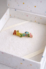 Personalised Name Pin – A Signature of You 5.73 Grams, 18KT Gold