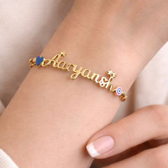 His First Gold Kada – Personalised with Love 18kt Gold 11.46 grams per piece