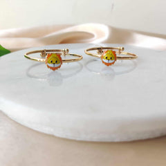 Lion Face Kada 4.1 Grams Single piece, 18KT Gold