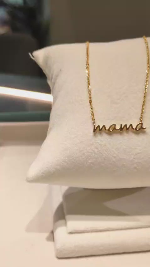 Forever Your Mama – A Love That Never Fades Neckpiece 3.75 Grams, 18KT Gold
