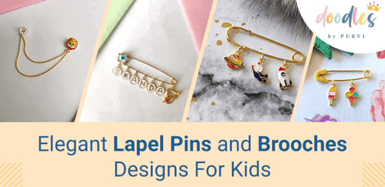 Elegant Lapel Pins and Brooches Designs For Kids