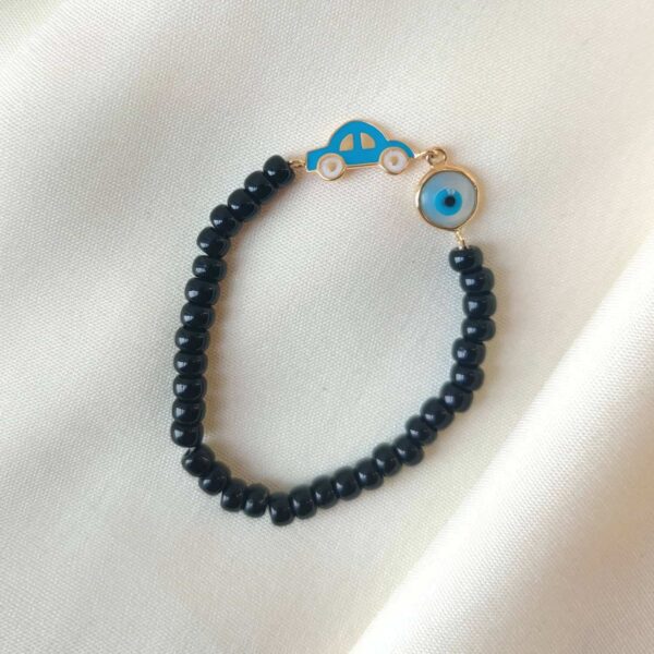 Car Evil Eye Black Beads