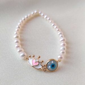 Pearl Bracelet With Charms