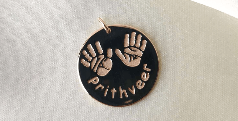 Hand and Feet Impression pendants