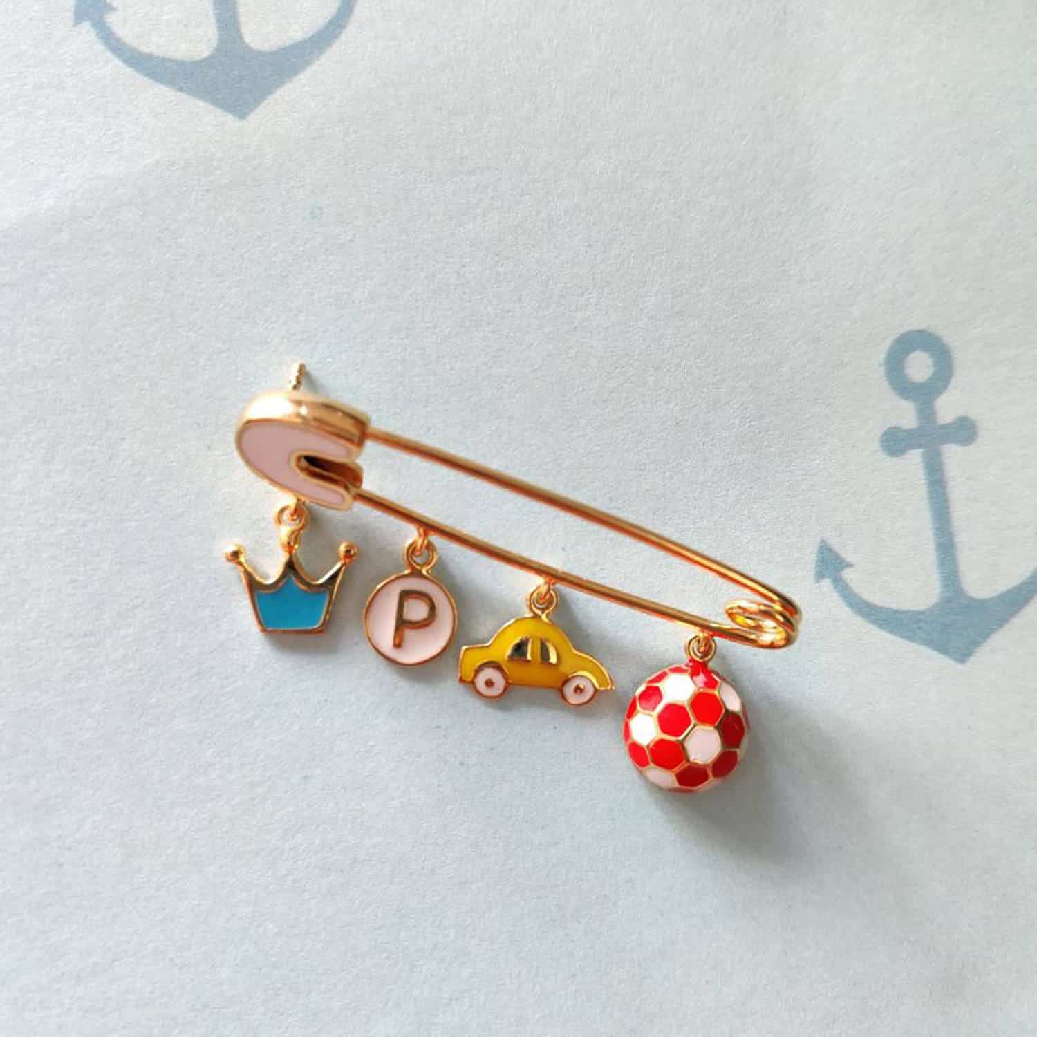 Alphabetical Customised Lapel Pin