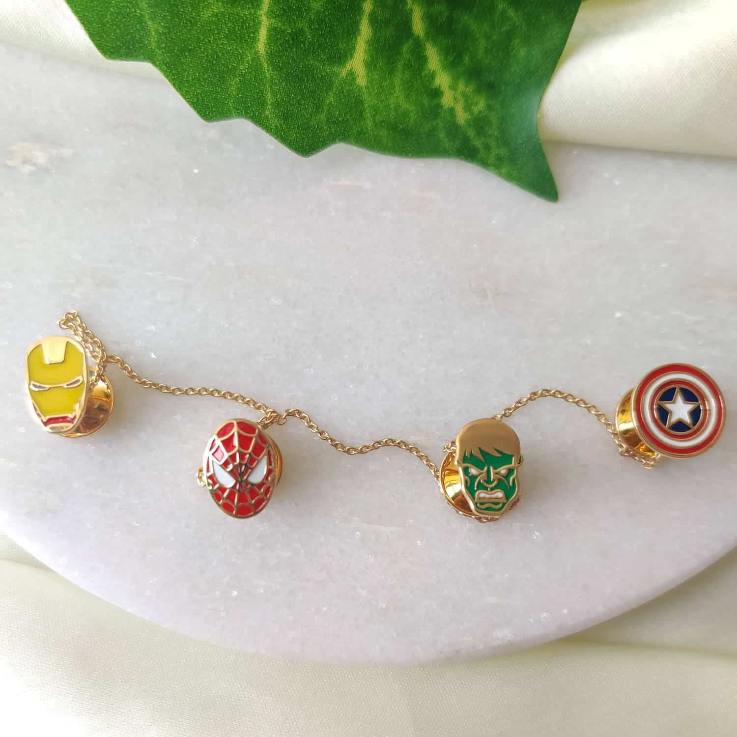 Avengers Theme Kurta Buttons